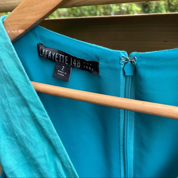 Lafayette 148 💯 linen empire waist dress - Picture 5 of 12